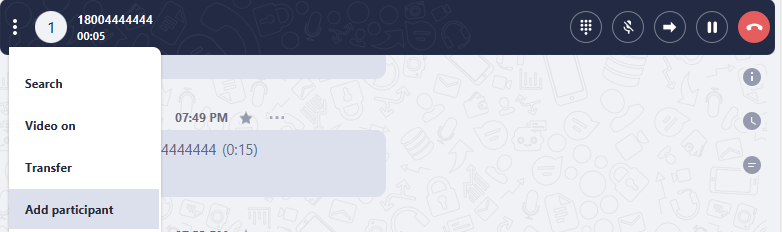 Conference Calling (Ringotel Desktop) — screenshot
