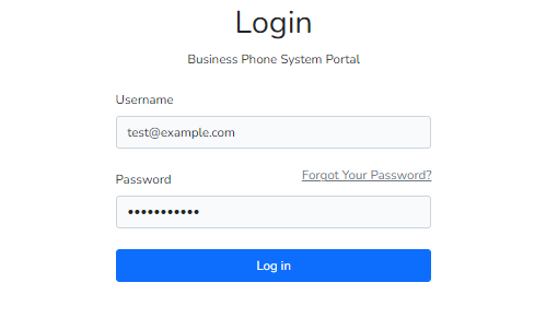 Login — screenshot